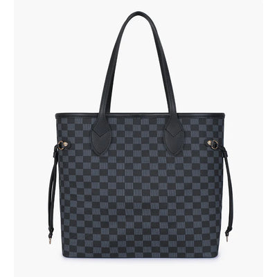 CHECKERD TOTE