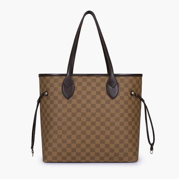 CHECKERD TOTE