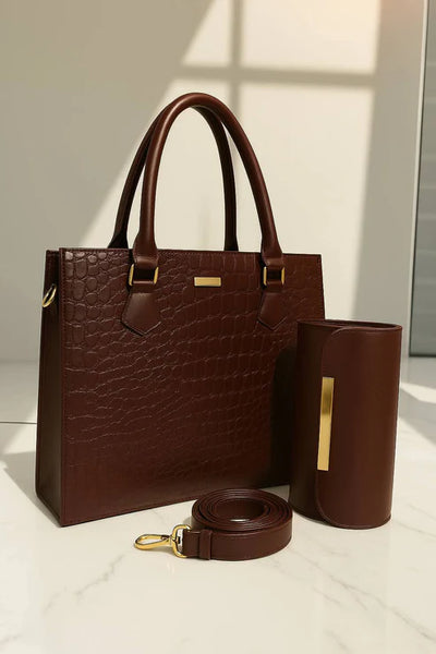 CROCO TOTE BAG