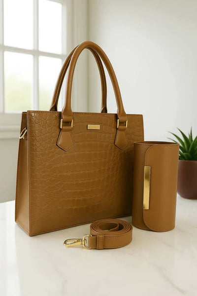CROCO TOTE BAG