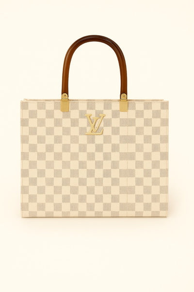 ELEGANCE CHECK TOTE