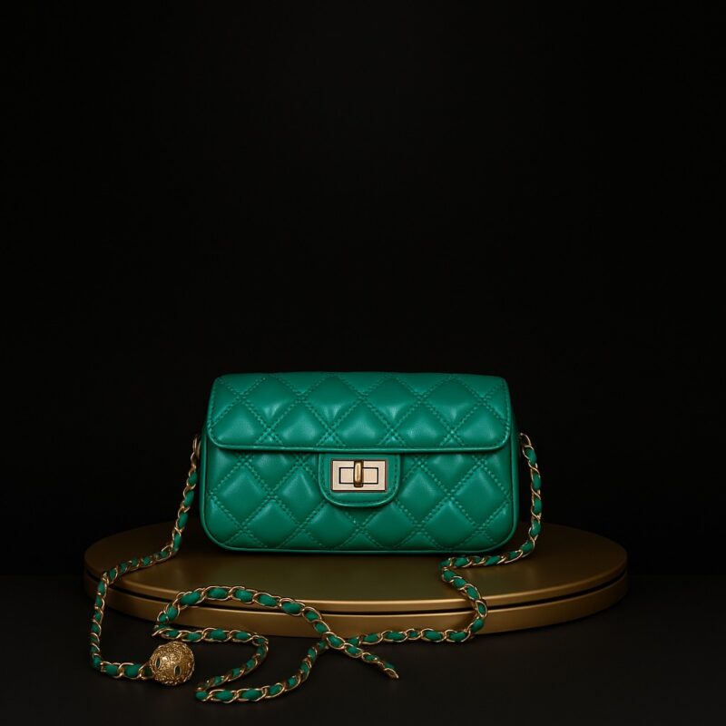 Green Causal Clutch Bag (G002)