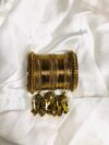 Golden Metal Jhumka Bangel Set(MB002)
