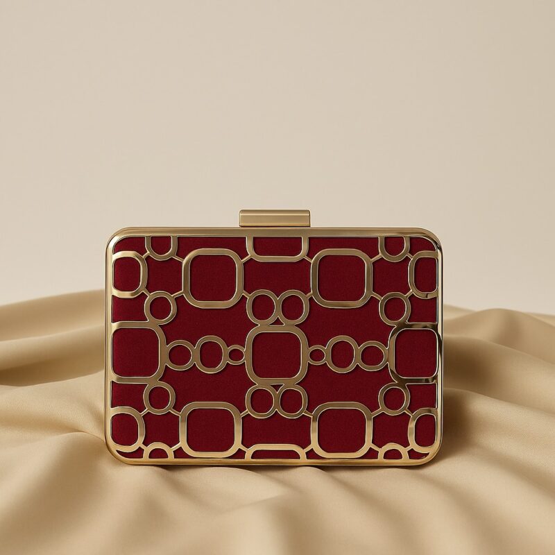 Velvet Fancy Clutch Bag (V001)